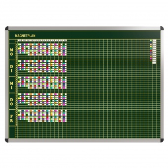 Klassen-Plantafel, 8 Stunden Mo-Fr, für 35 Klassen, 103x157 cm, Klassen-Plantafel, 8 Stunden Mo-Fr, für 35 Klassen, 103x157 cm,